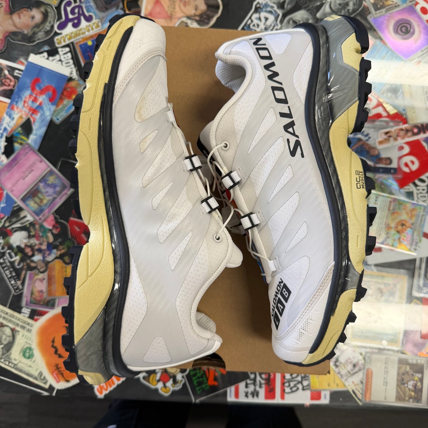 Salomon XT-4 OG White Lunar Rock Night Sky