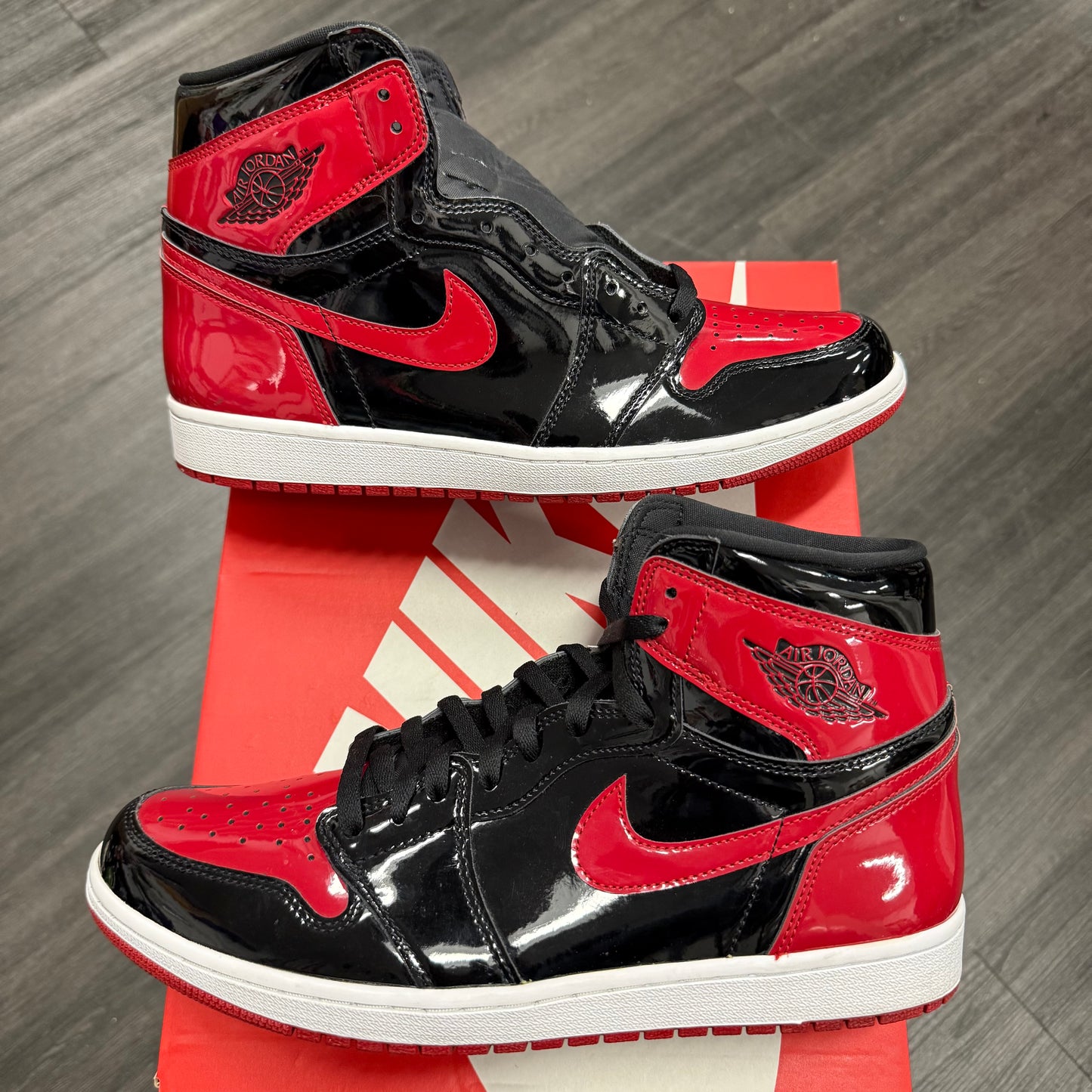 Jordan 1 Retro Patent Bred U13