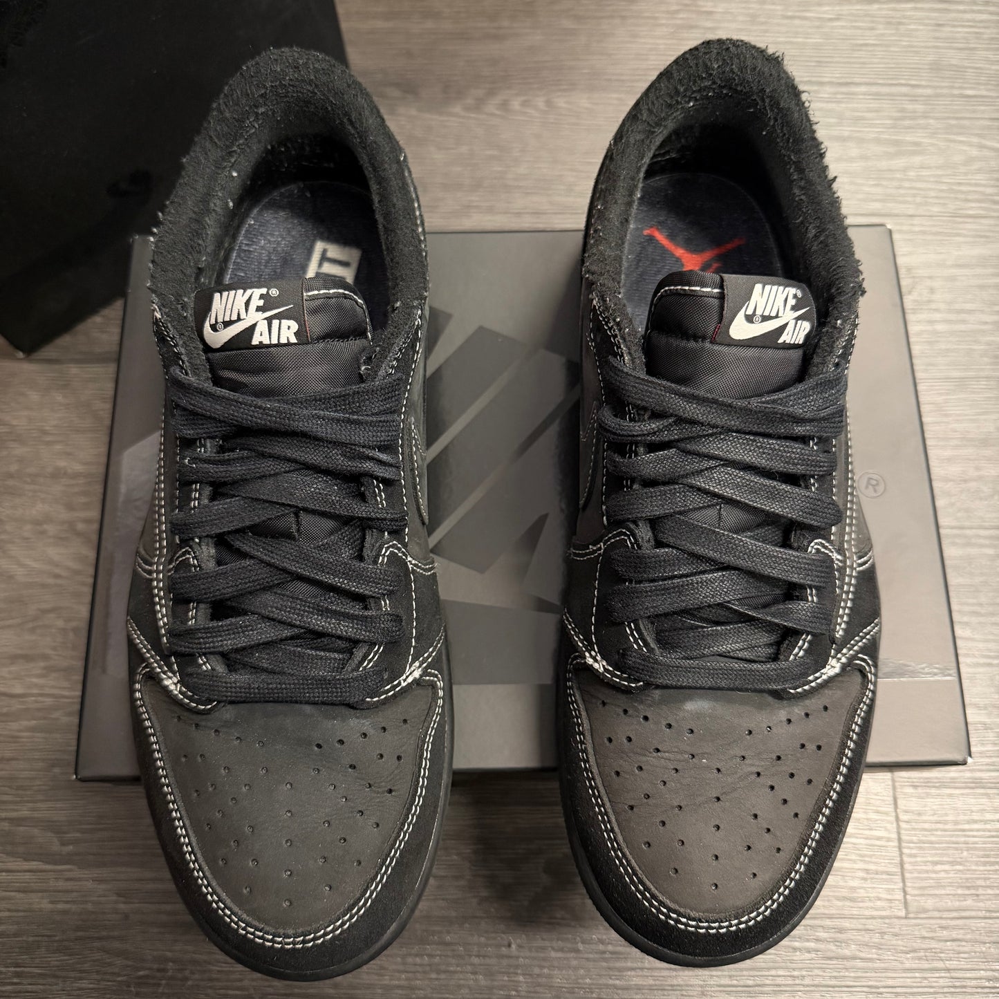 Jordan 1 Retro Low OG SP Travis Scott Black Phantom U8.5