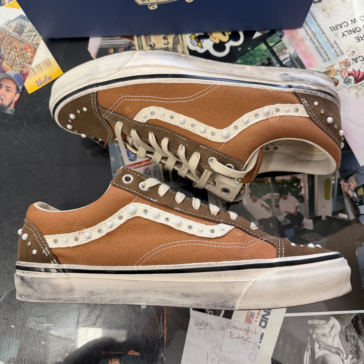 Vans LX Old Skool 36 Pearlized Pack Vintage Cocoa Brown U11.5