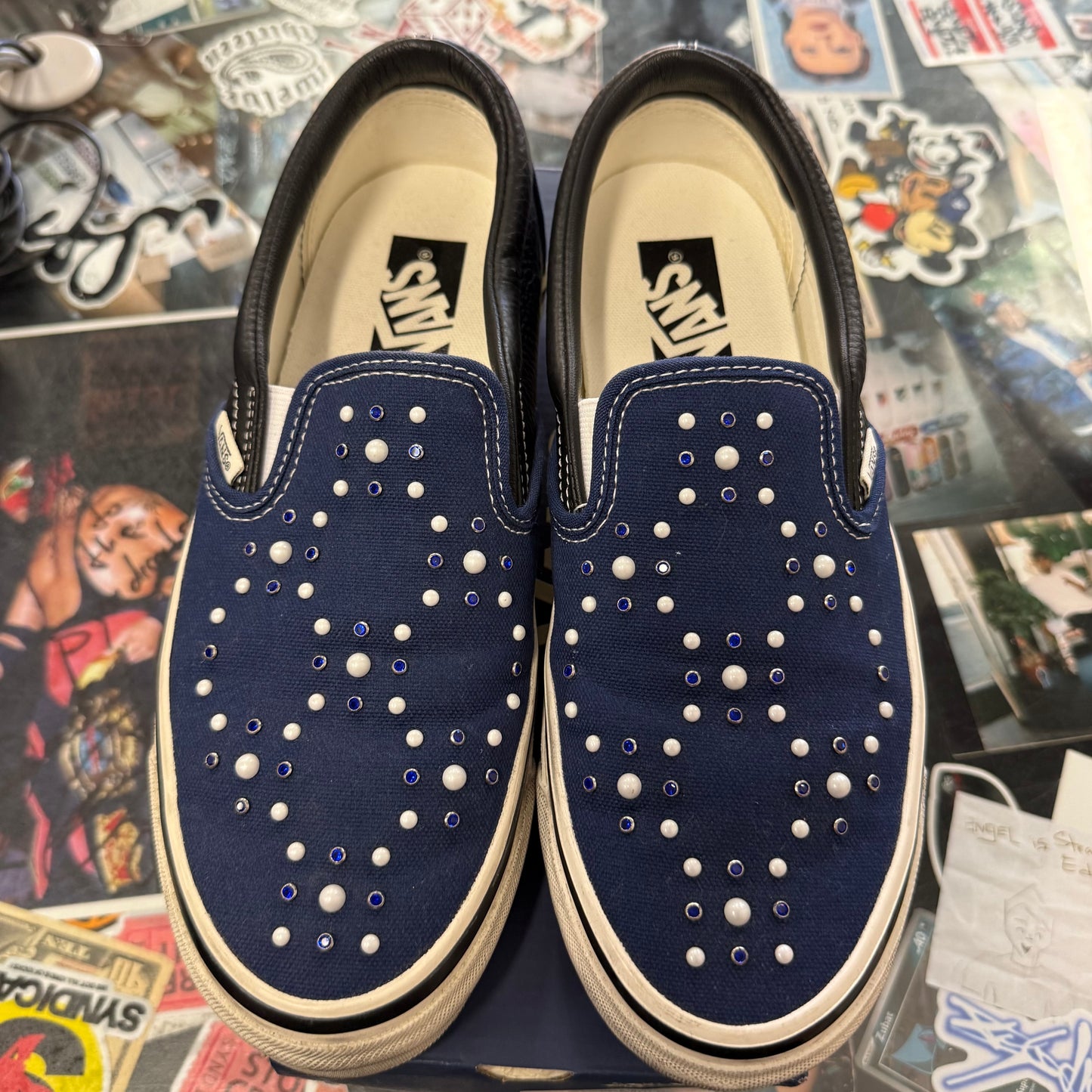 Vans LX Classic Slip-On 98 Pearlized Pack Indigo