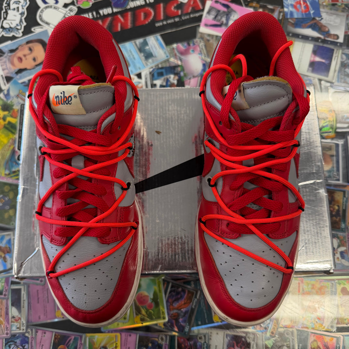 Nike Dunk Low Off-White University Red U8