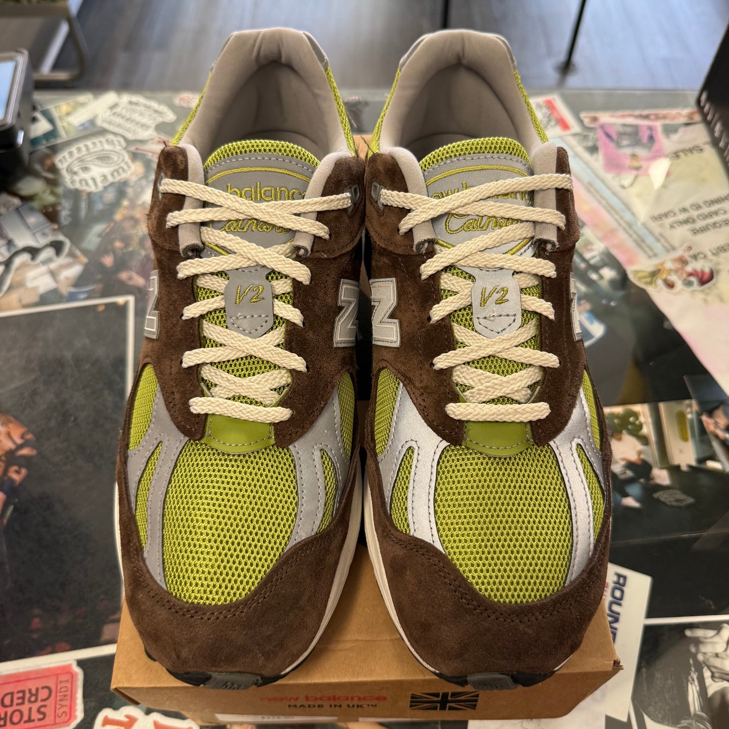 New Balance 991v2 MiUK Daniëlle Cathari x Kith Reverse Matcha U11