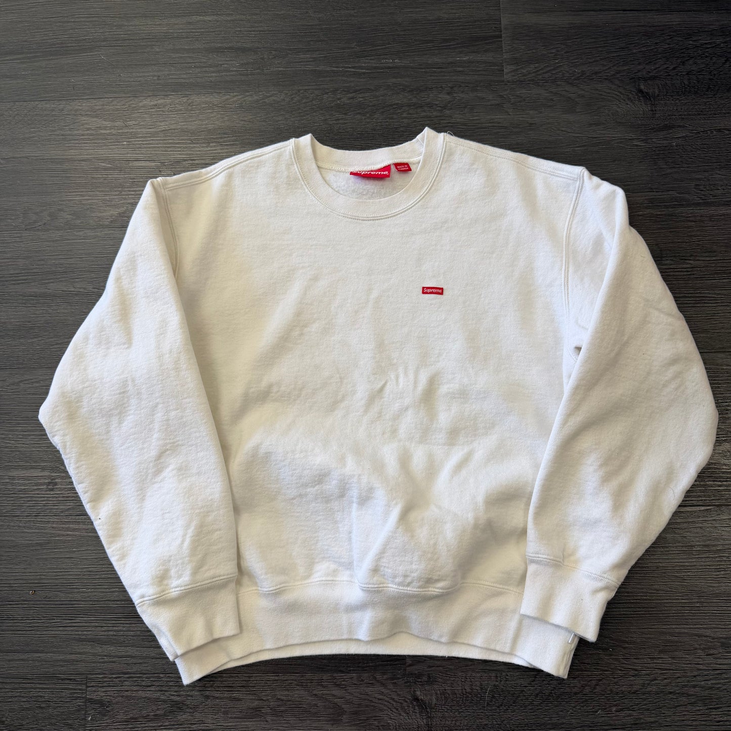 Supreme White Crewneck