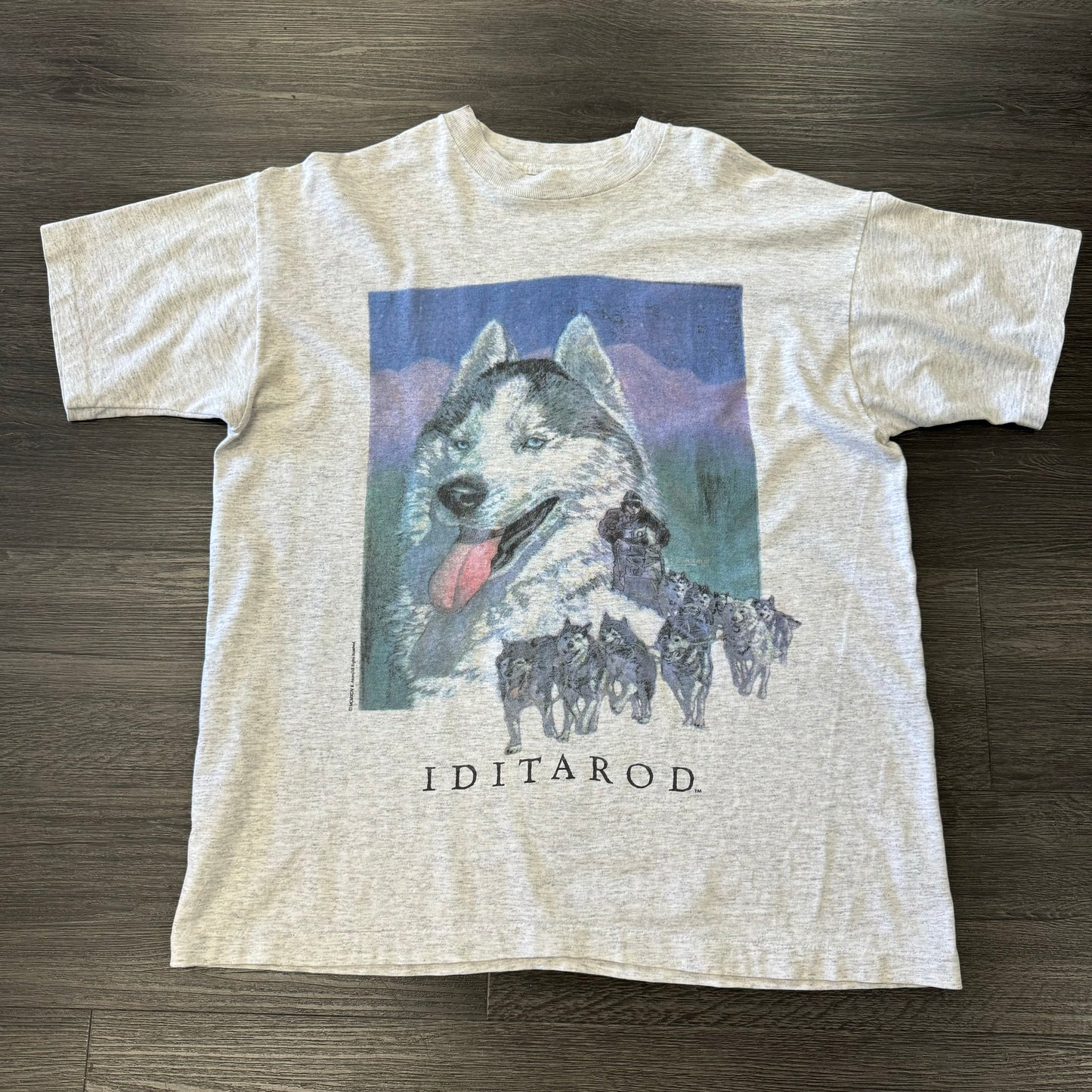 Wolf Iditarod Vintage Tee