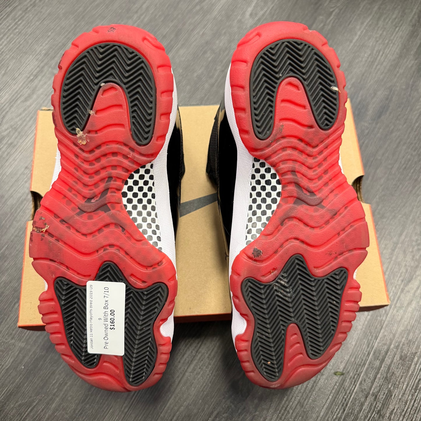 Jordan 11 Retro Playoffs Bred 2019 U9