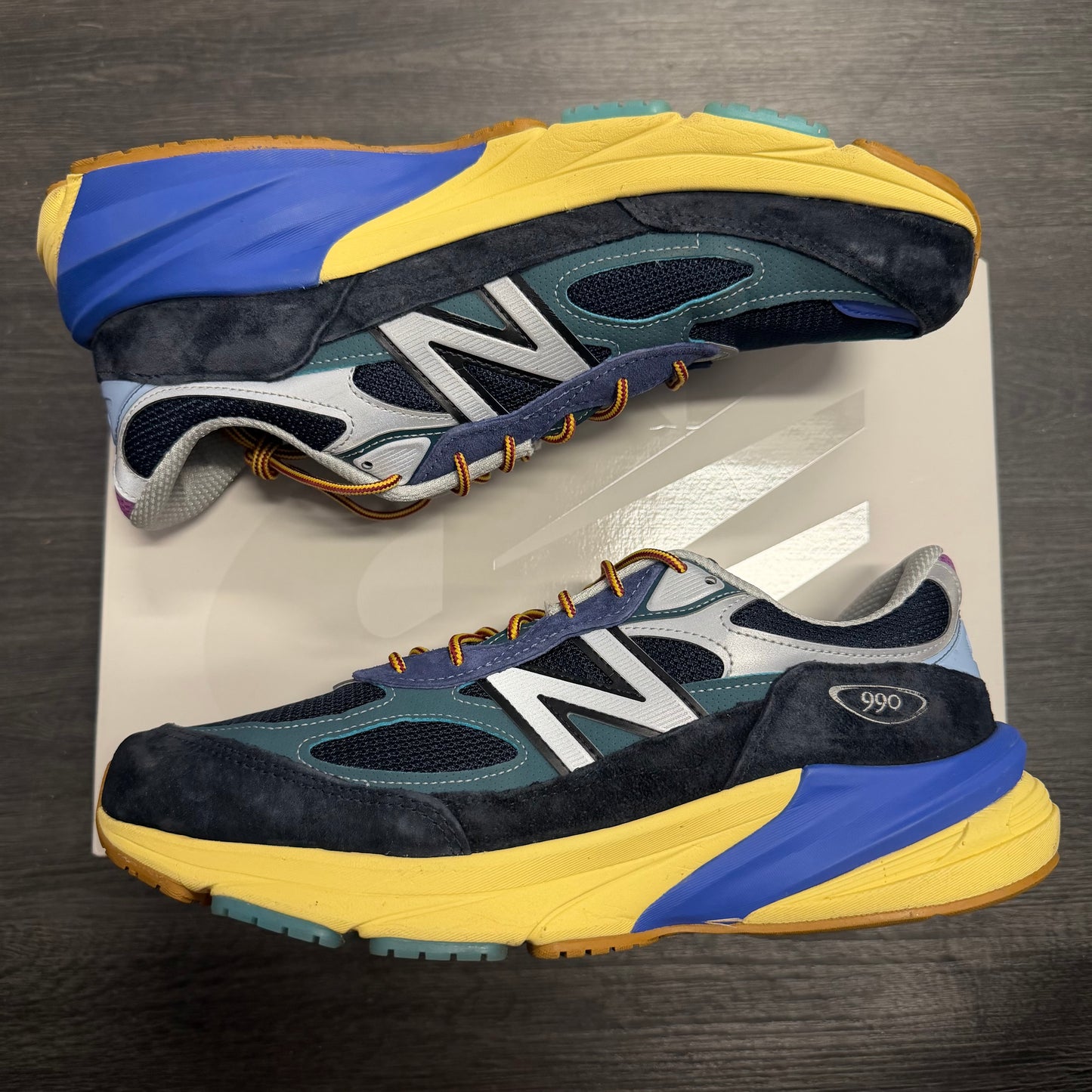 New Balance 990v6 MiUSA Action Bronson Lapis Lazuli U10.5
