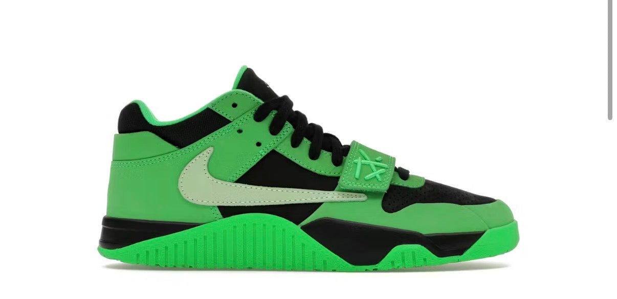 Jordan CJ1 T Rexx Travis Scott Green Spark