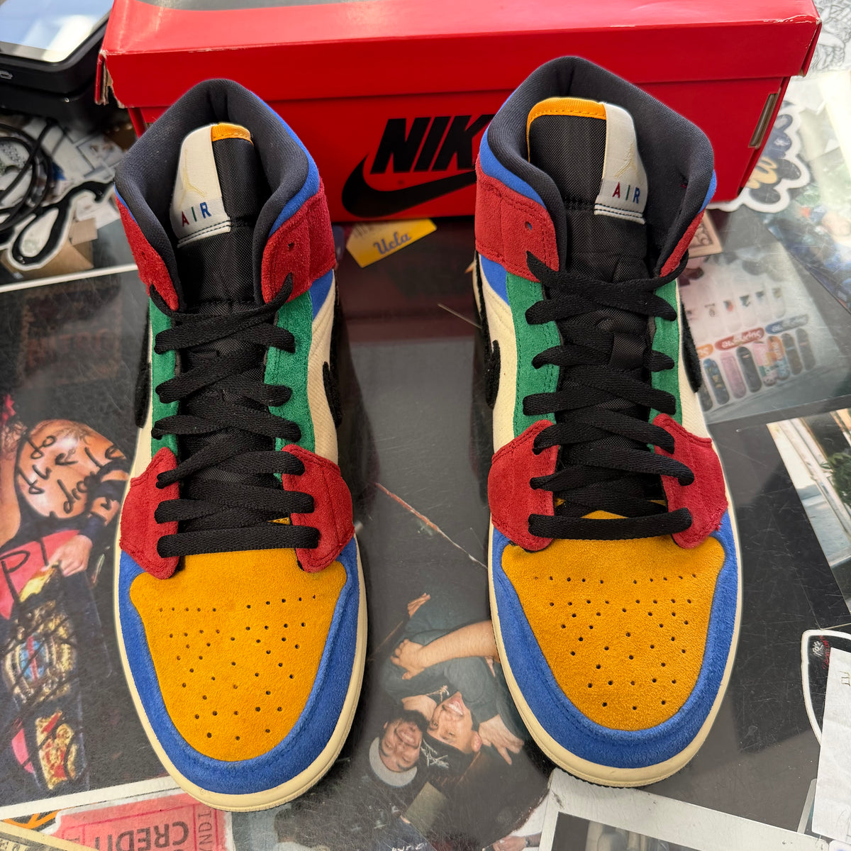 Jordan 1 Mid Fearless Blue The Great U9