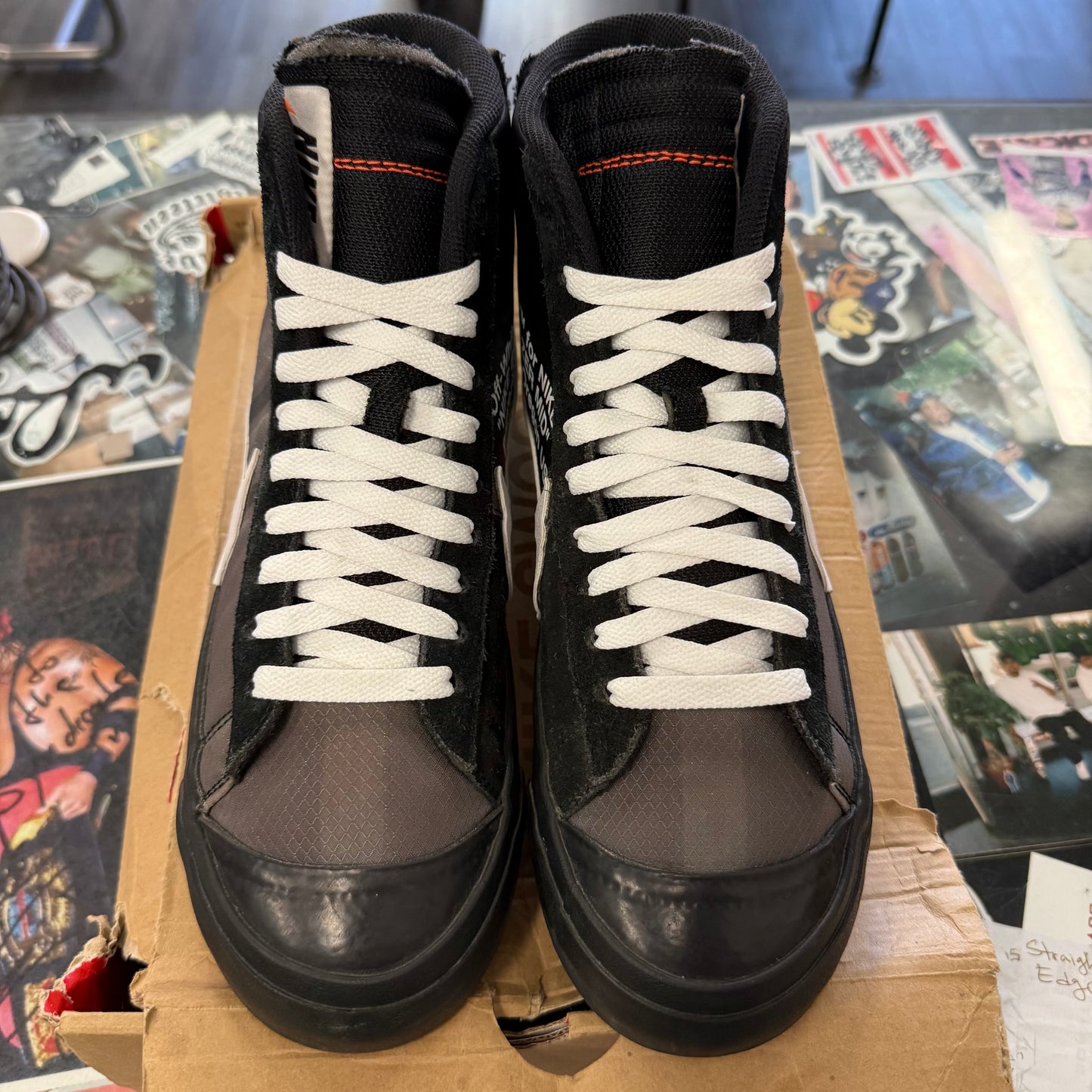 Nike Blazer Mid Off White Grim Reaper U8.5