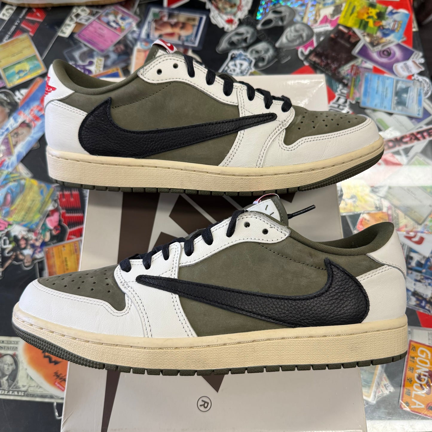 Jordan 1 Retro Low OG SP Travis Scott Medium Olive U9.5