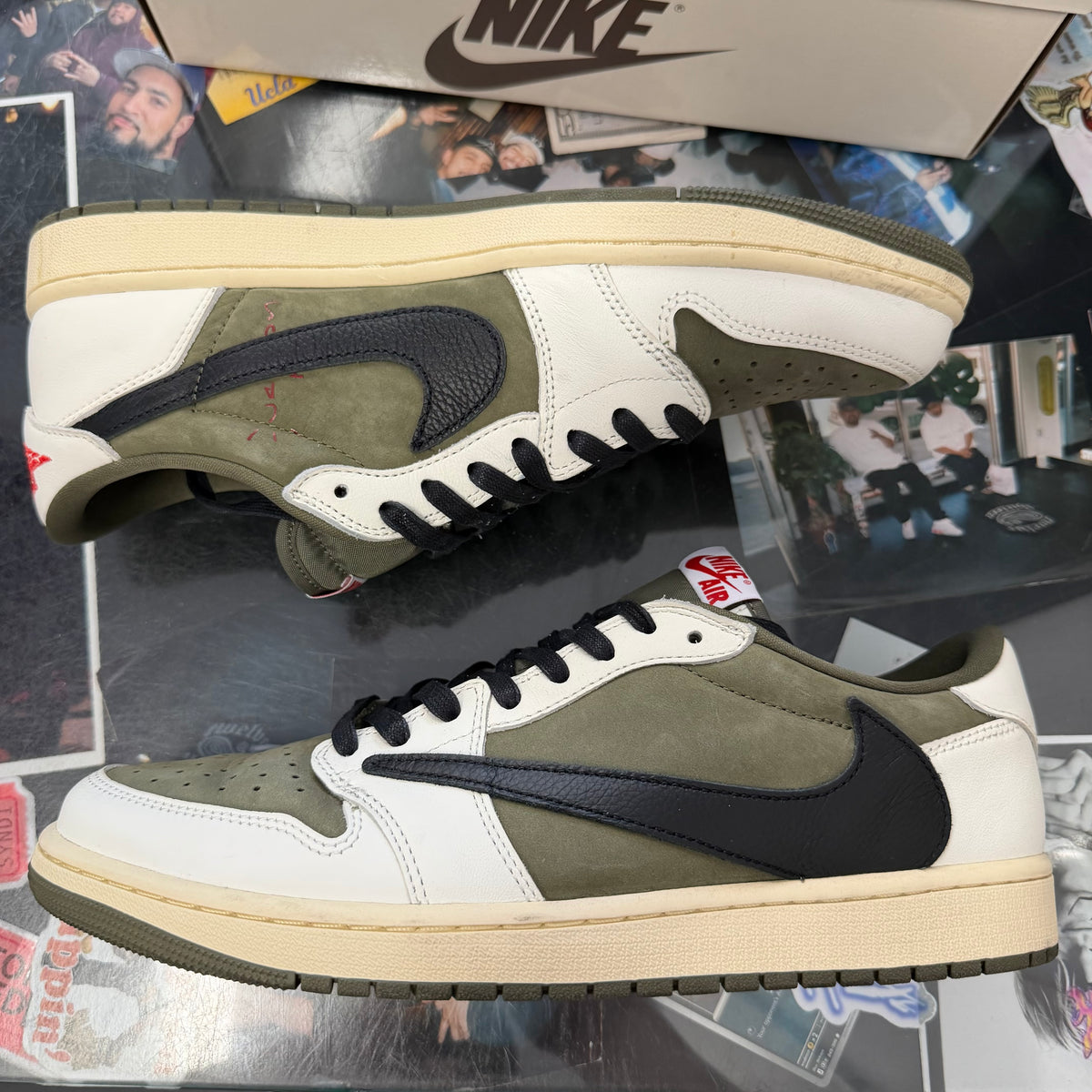 Jordan 1 Retro Low OG SP Travis Scott Medium Olive U12