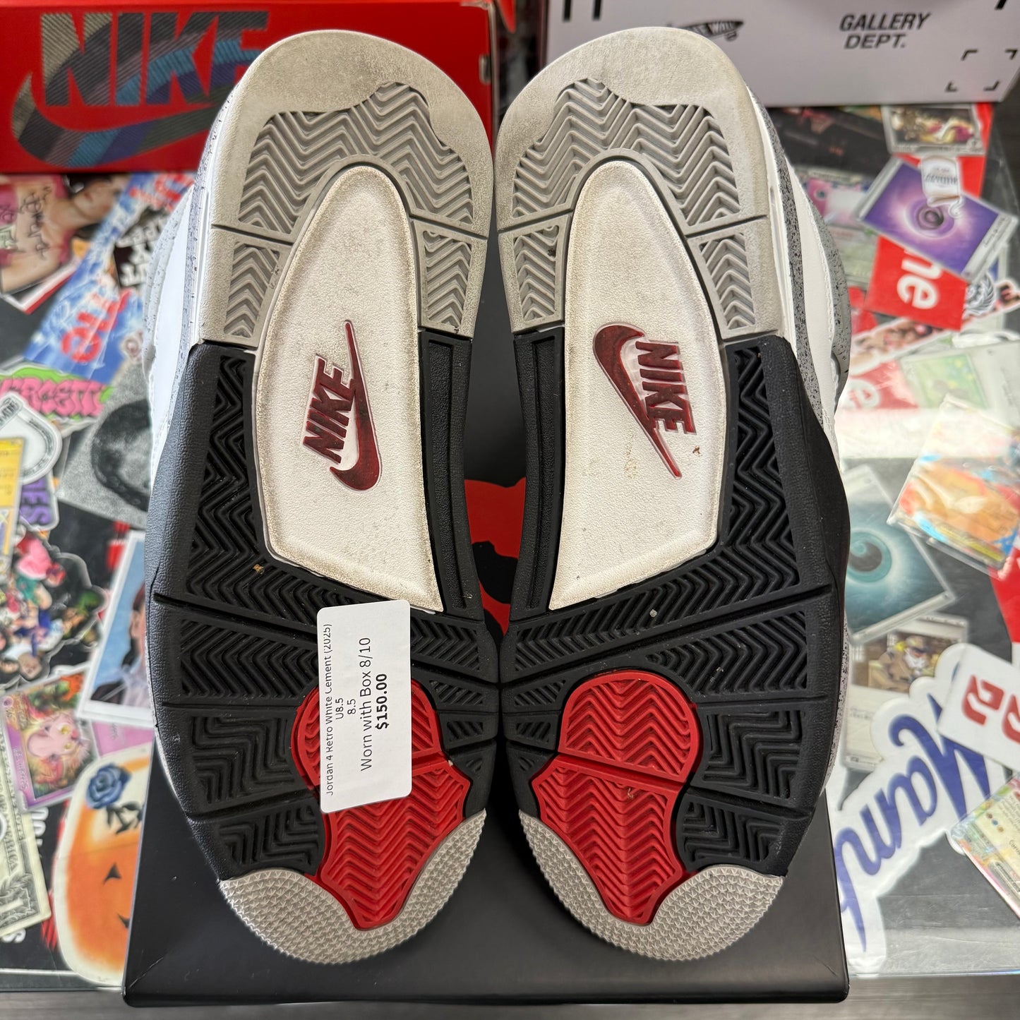 Jordan 4 Retro White Cement (2025) U8.5