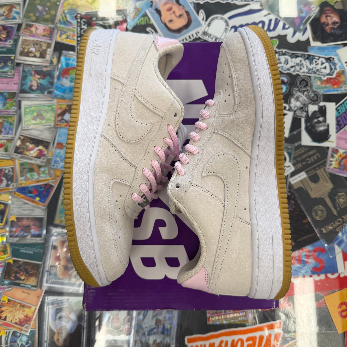 Nike Air Force 1 Low SB Light Orewood Brown Pink U9.5