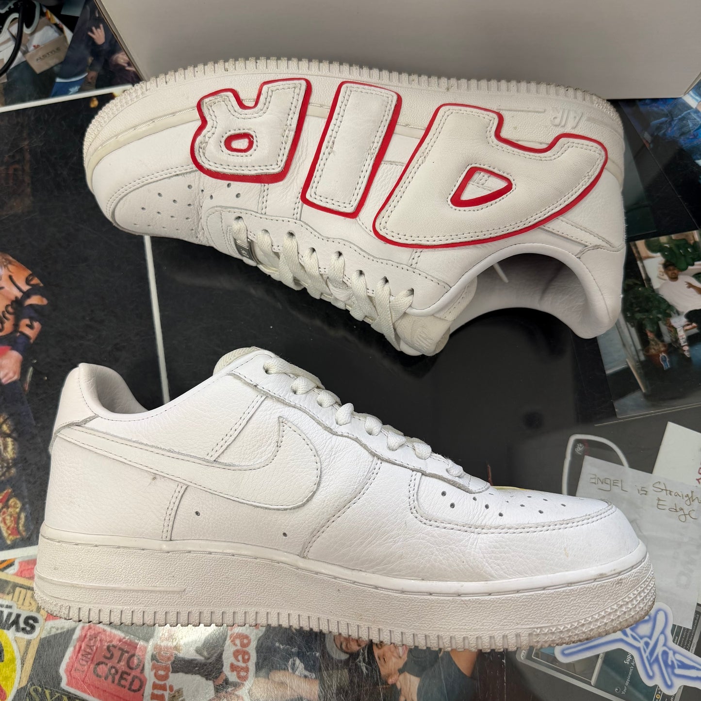 Nike Air Force 1 Low Cactus Plant Flea Market White/Red By You U8.5