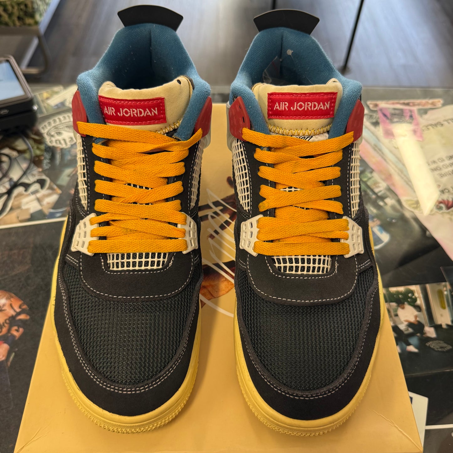 Jordan 4 Retro Union Off Noir U11