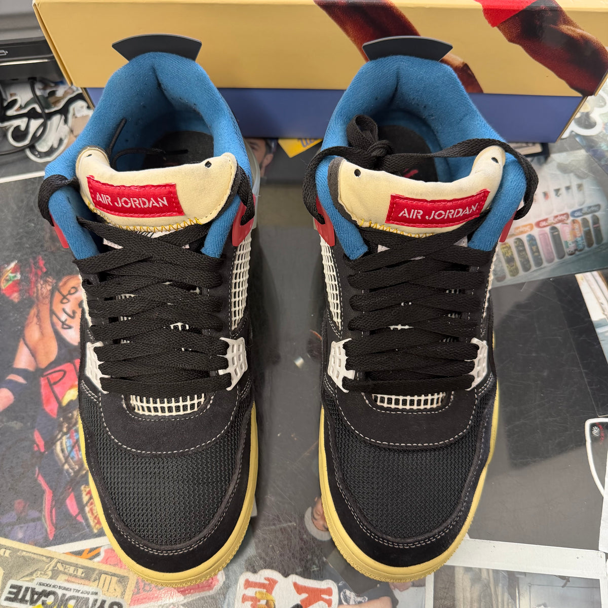 Jordan 4 Retro Union Off Noir U10