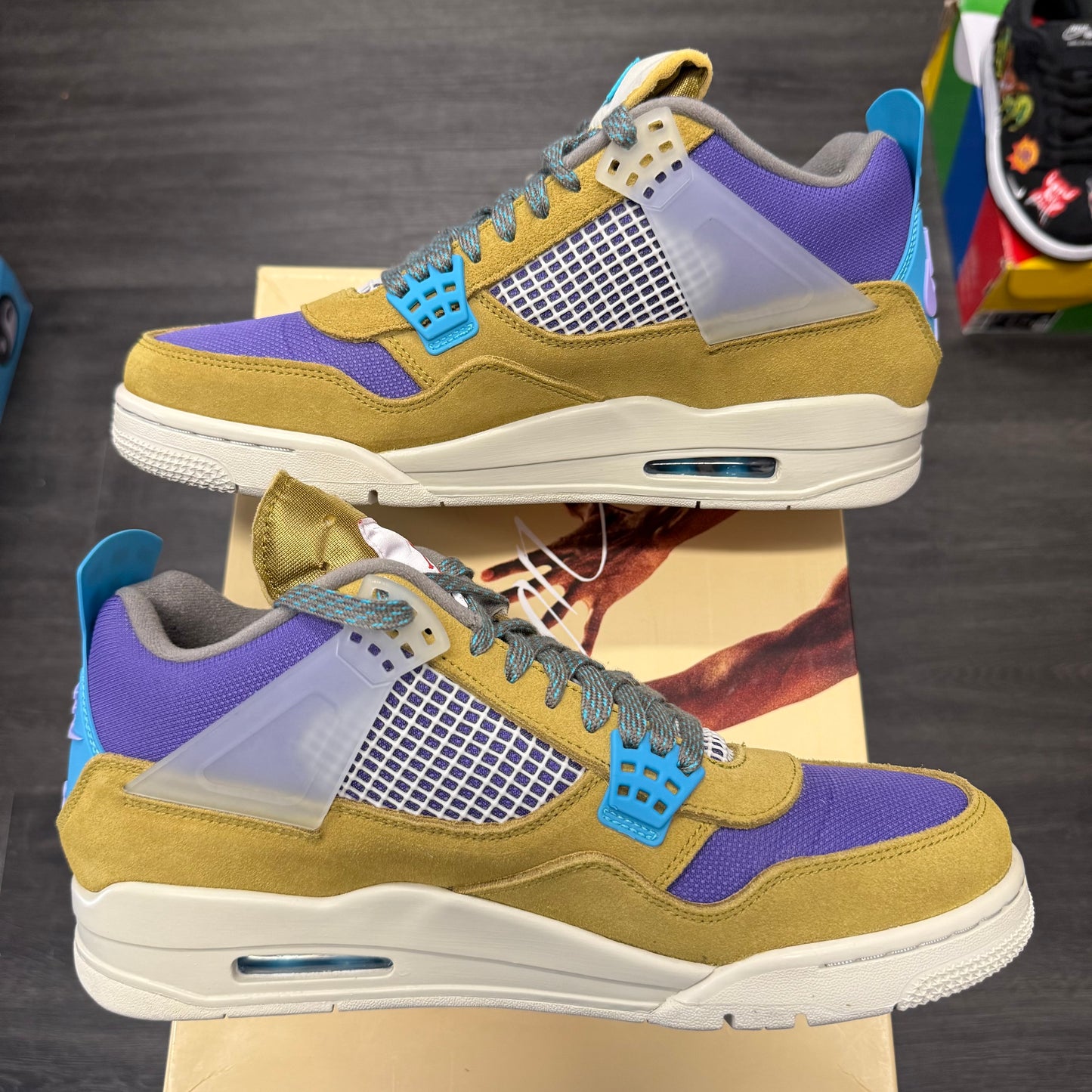 Jordan 4 Retro Union Desert Moss U11