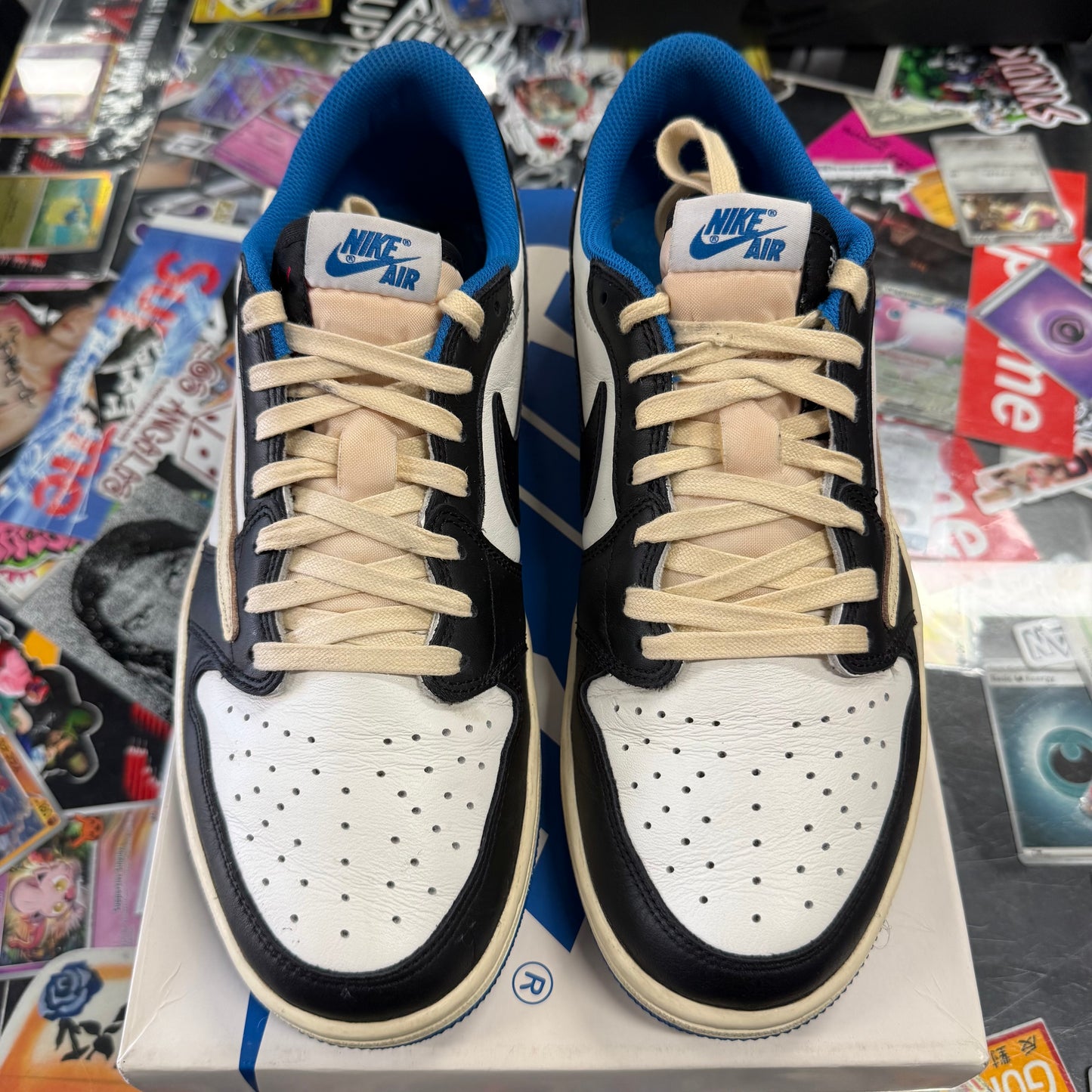 Jordan 1 Retro Low Fragment Travis Scott U9.5