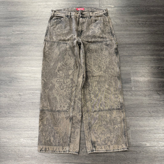 Supreme Double Knee Print Pants