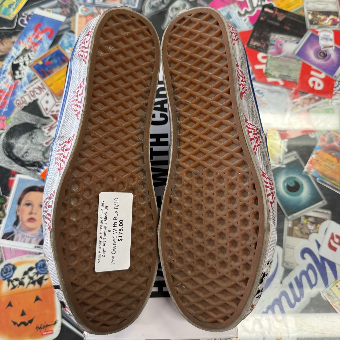 Vans Authentic Reissue 44 Gallery Dept. Art That Kills Black U8
