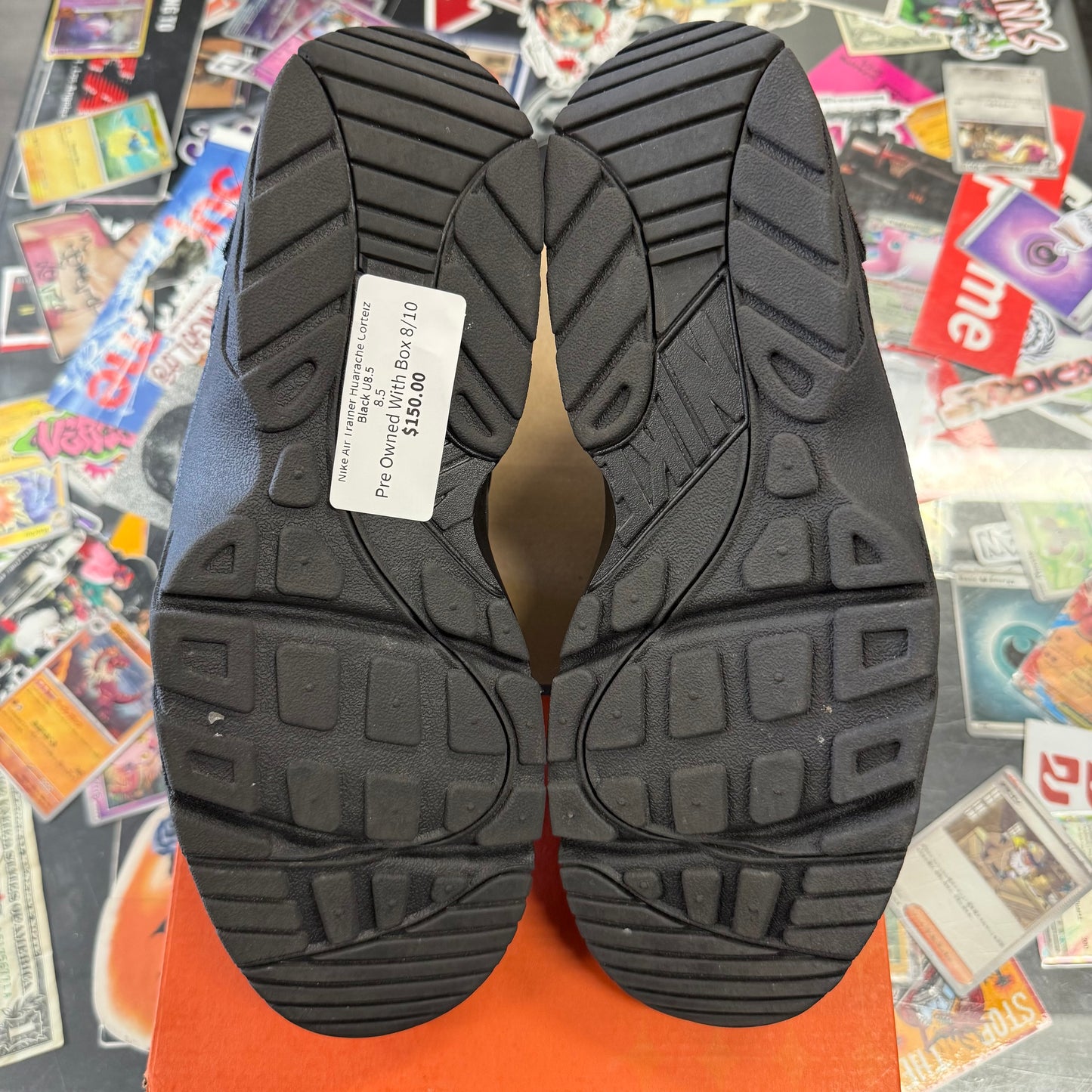 Nike Air Trainer Huarache Corteiz Black U8.5