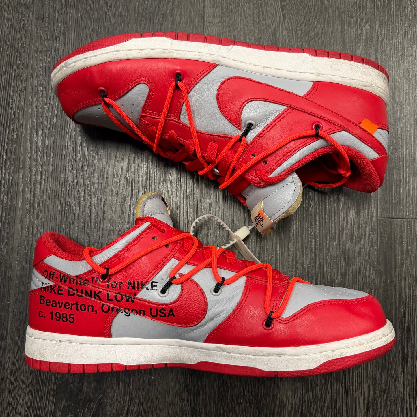 Nike Dunk Low Off-White University Red U10