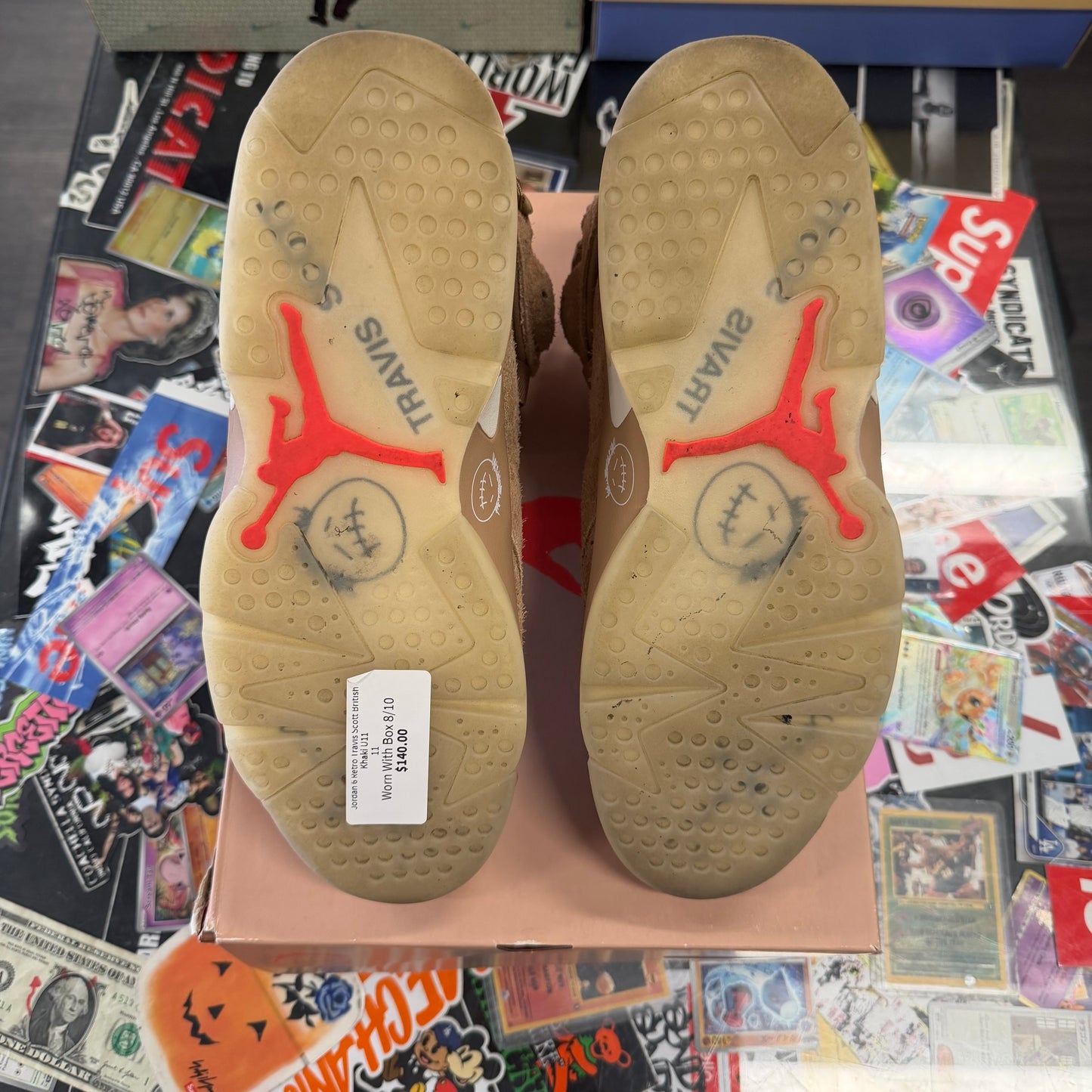 Jordan 6 Retro Travis Scott British Khaki U11