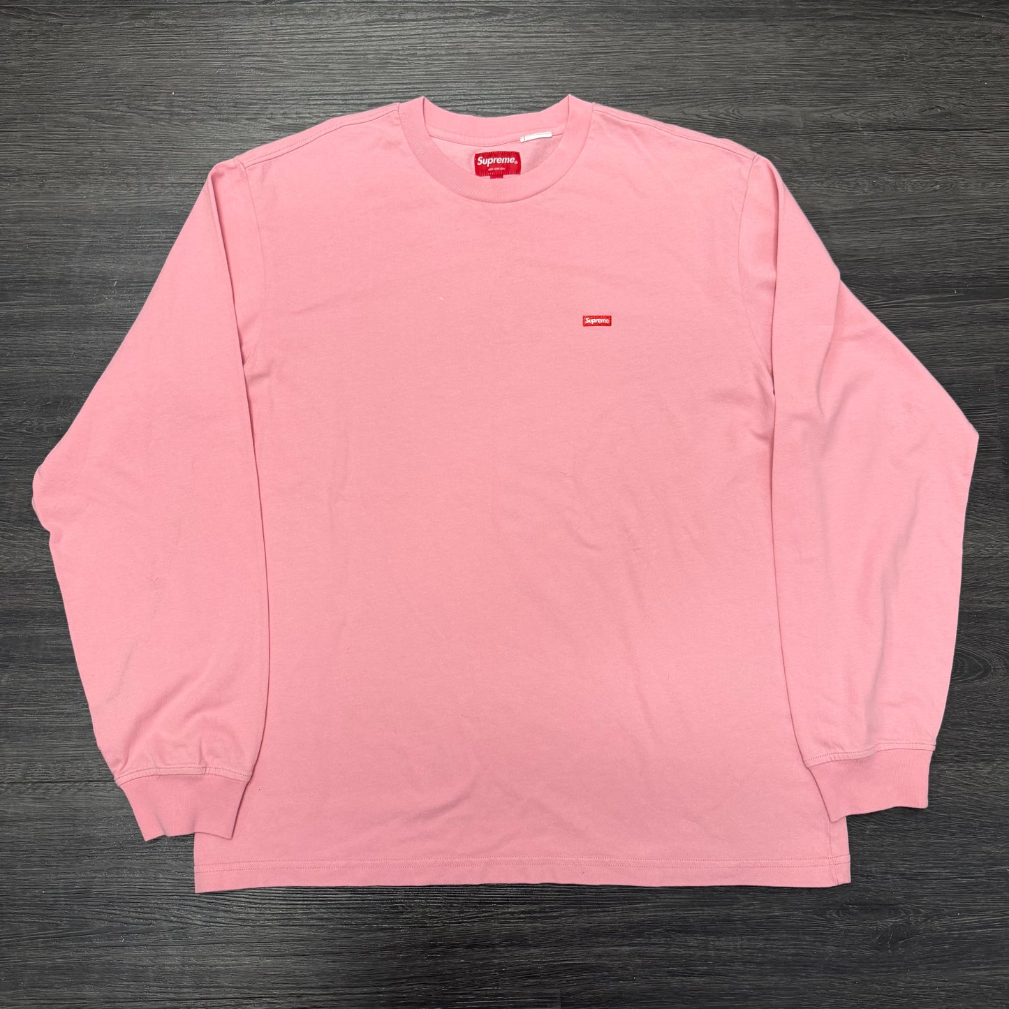 Supreme Small Box Logo Longsleeve Pink