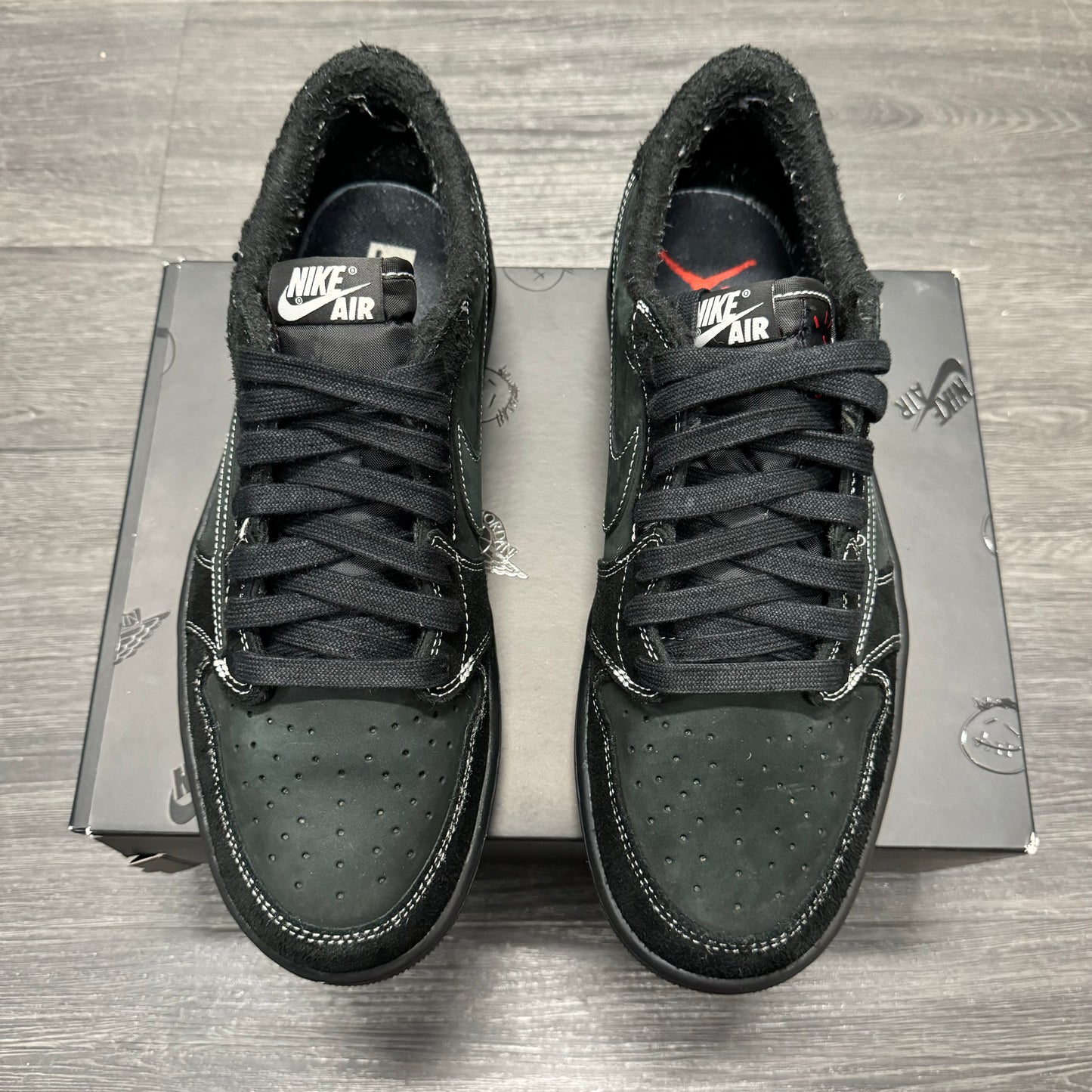 Jordan 1 Retro Low OG SP Travis Scott Black Phantom U**