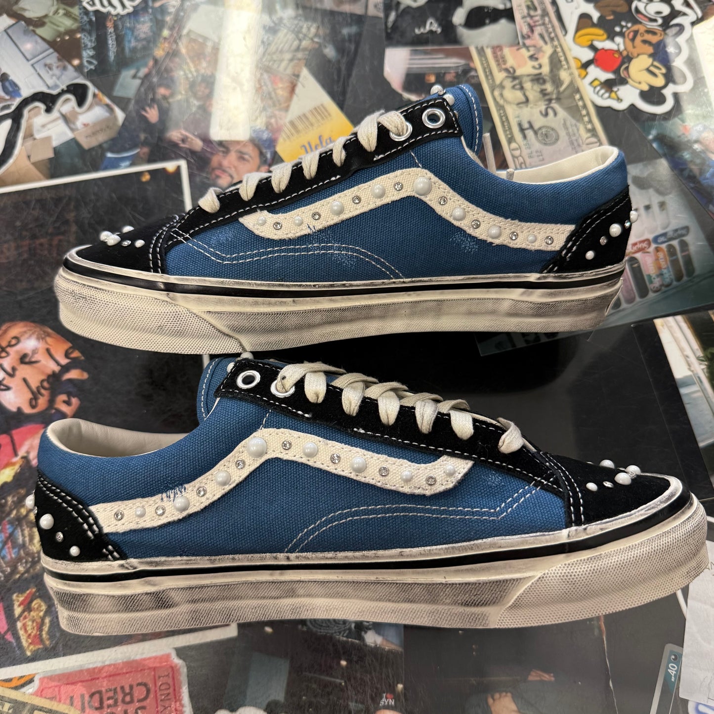 Vans LX Old Skool 36 Pearlized Pack Black Navy U7.5