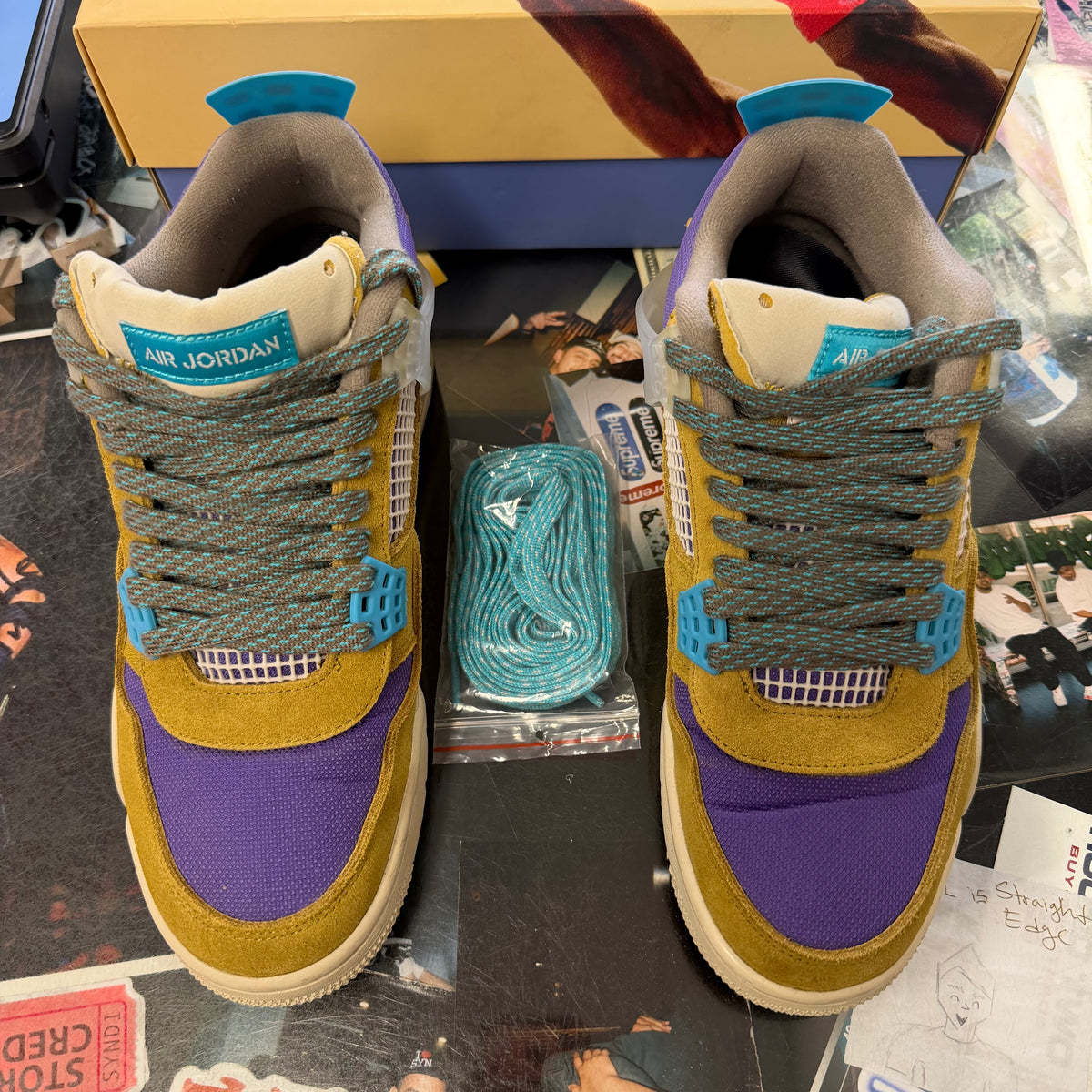 Jordan 4 Retro Union Desert Moss U9