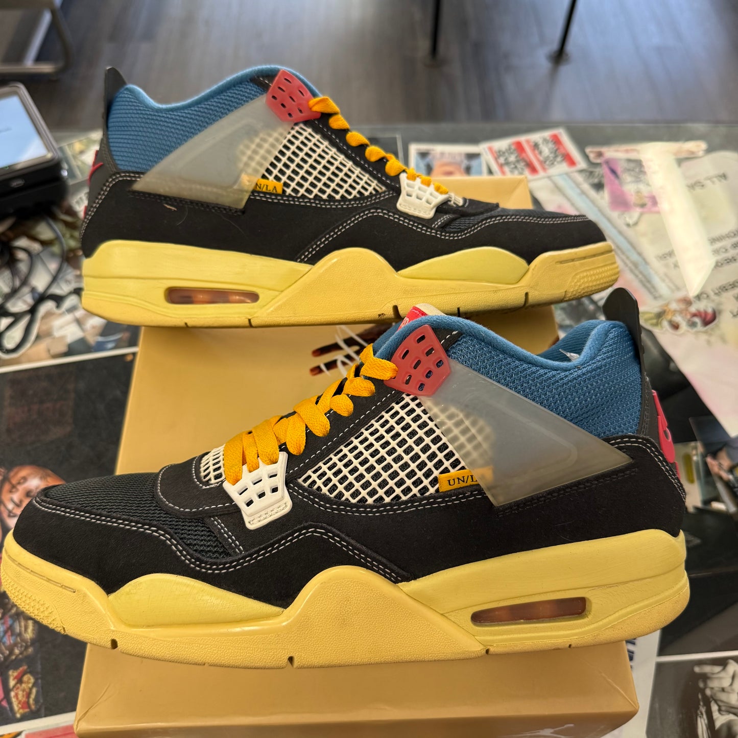 Jordan 4 Retro Union Off Noir U11