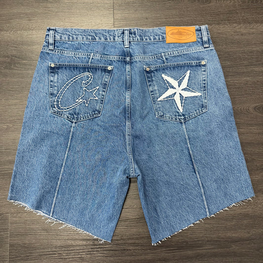 Corteiz C Star Denim Jorts