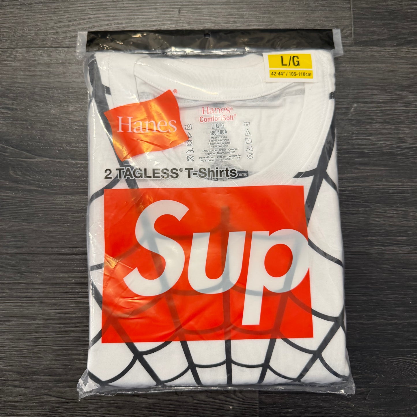 Supreme Hanes Spider-Man tees white