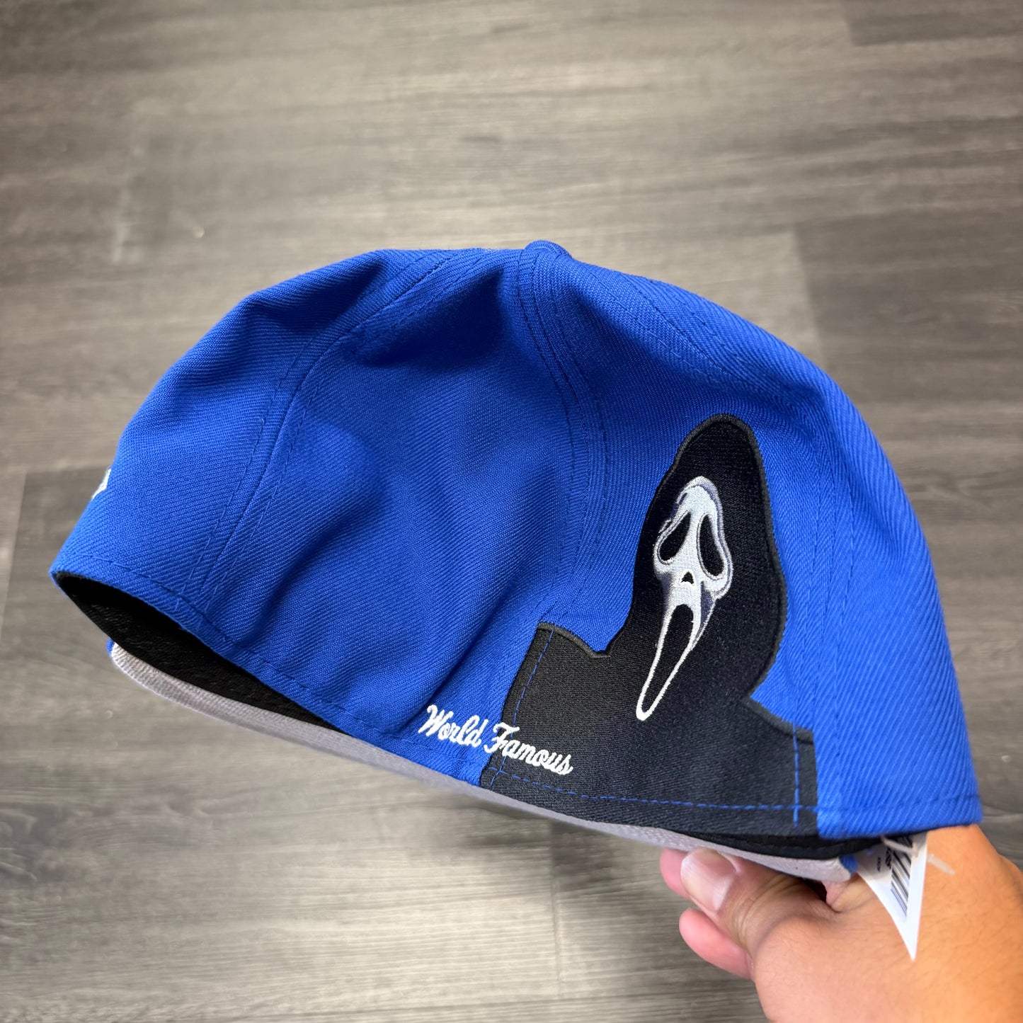 Supreme Ghostface Box Logo New Era Fitted Blue