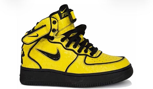 Nike Air Force 1 Mid Lil Yatchy Concrete Boys Opti Yellow