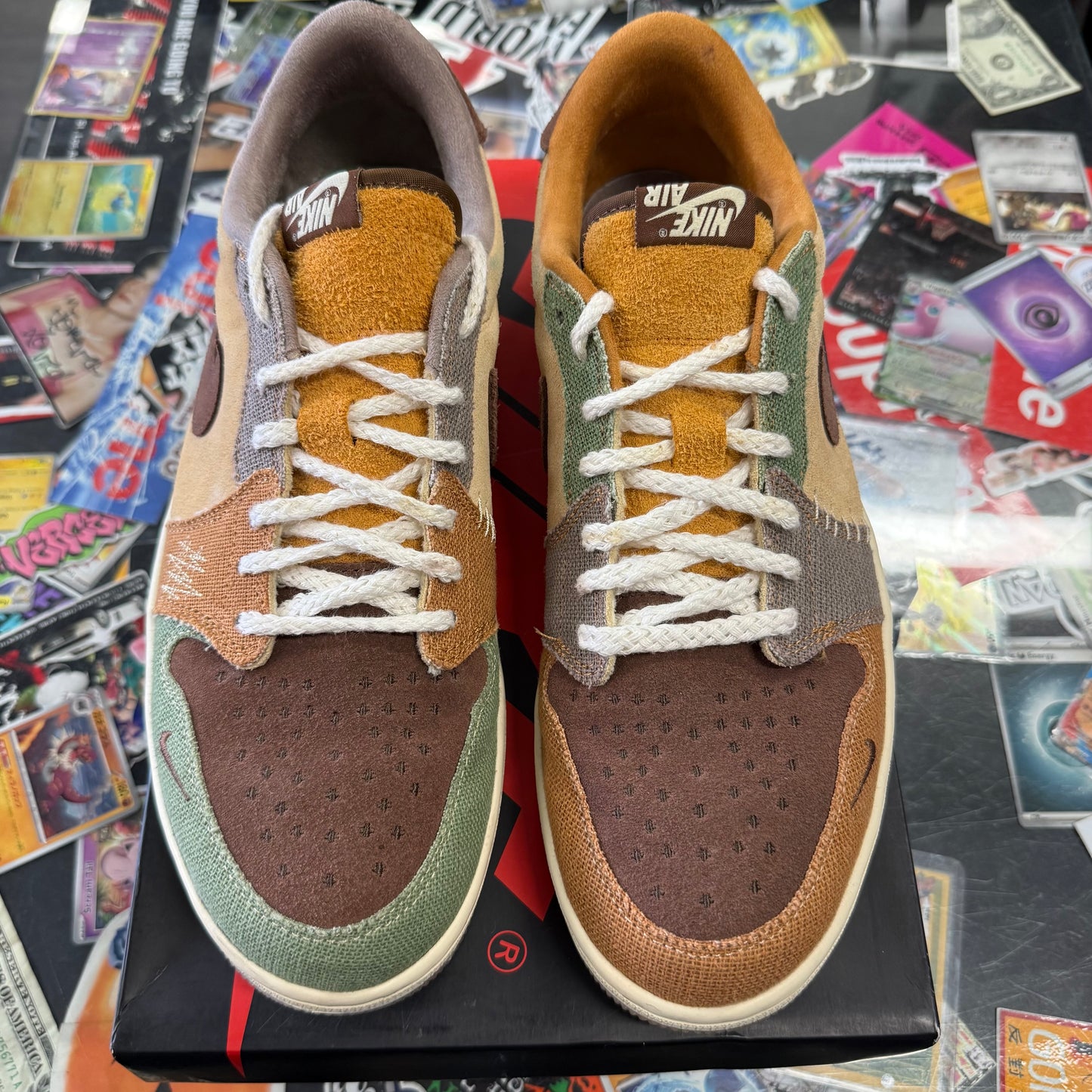 Jordan 1 Low Retro Zion Williamson Voodoo U12.5