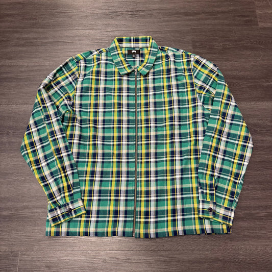Stussy Zip up Flannel