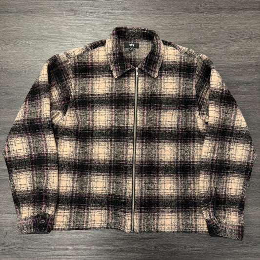 Stussy Flannel Zip Up