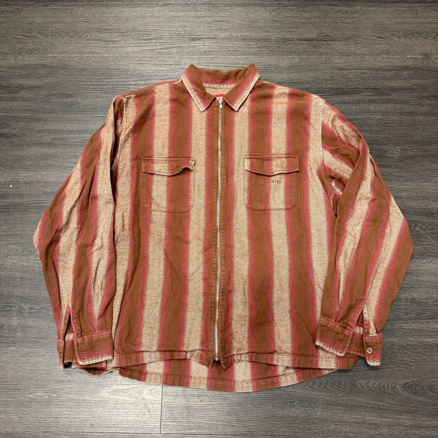 Supreme Flannel Zip Up