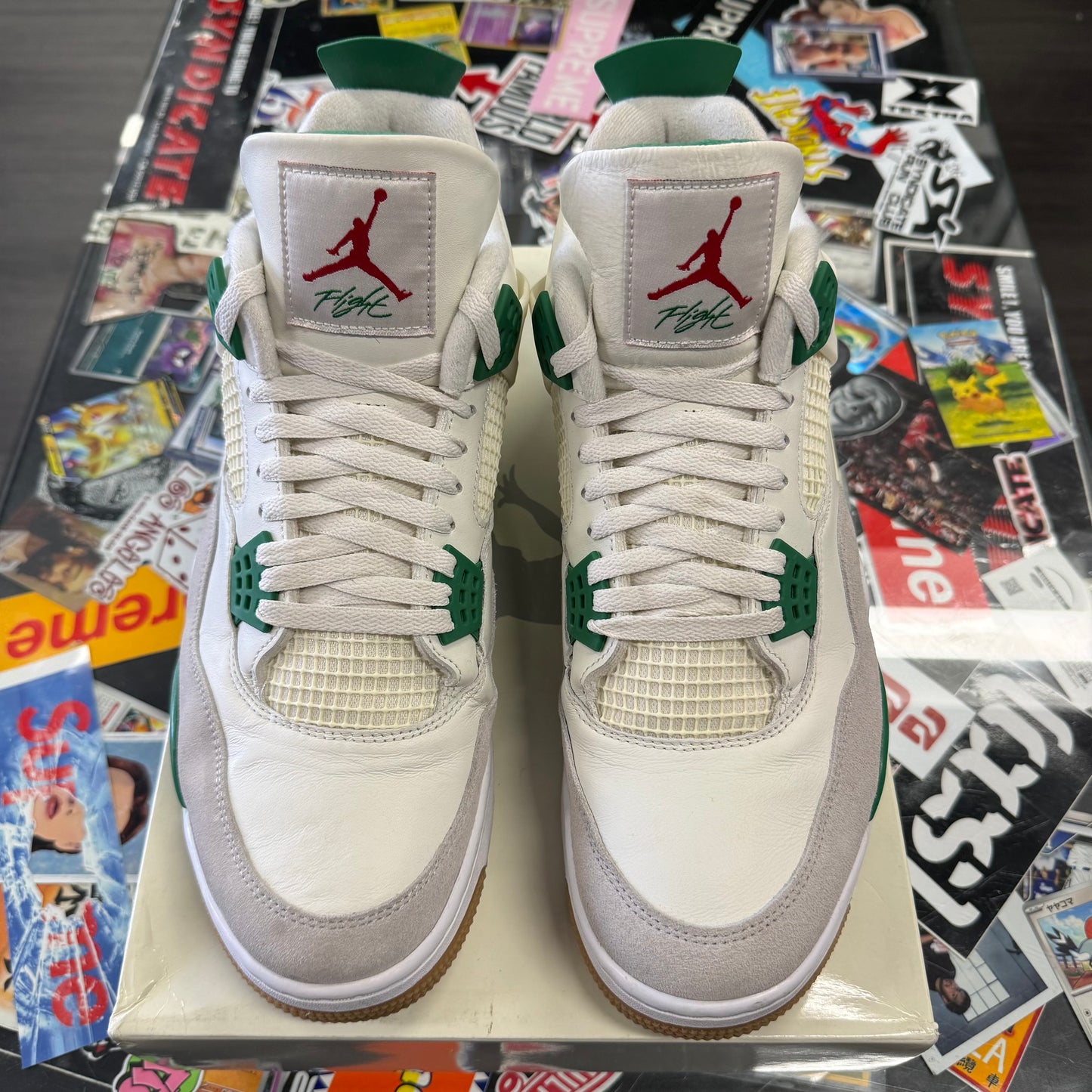 Jordan 4 SB Pine Green U14