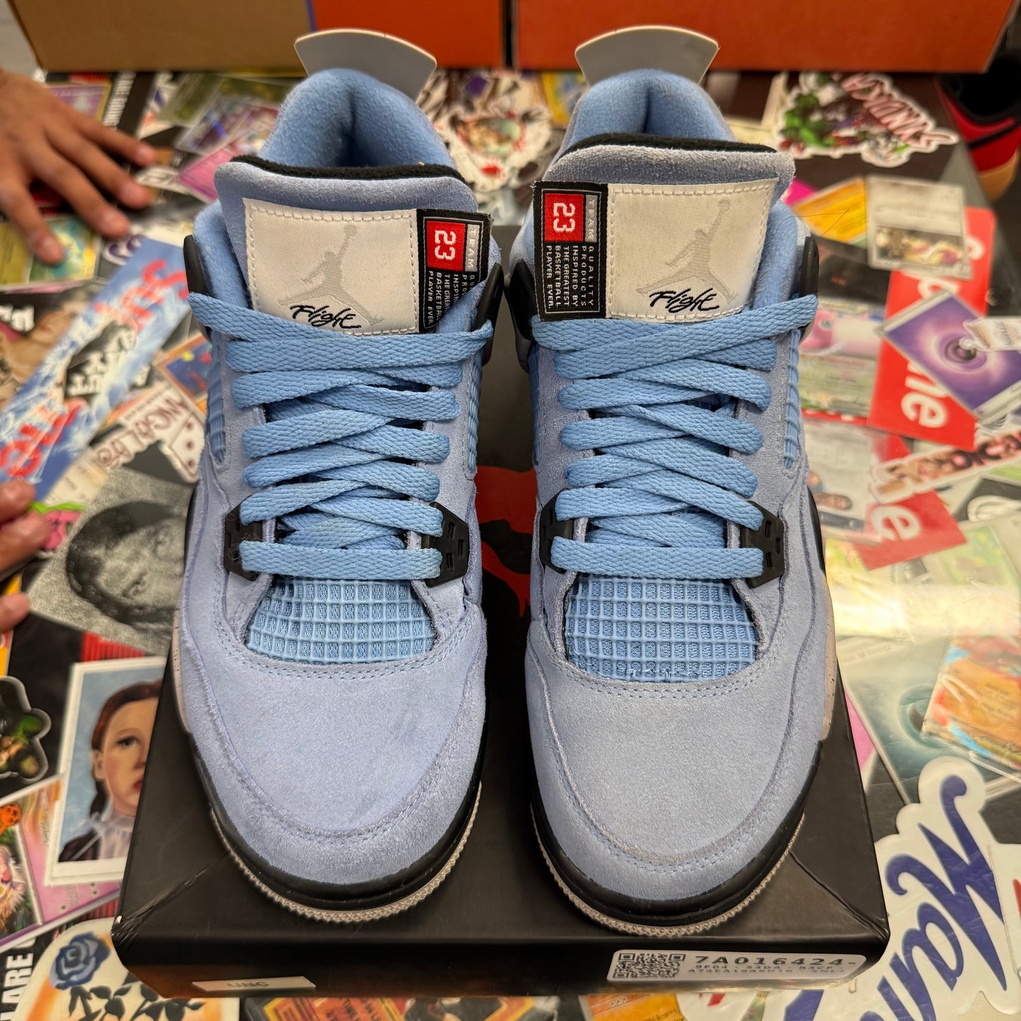 Jordan 4 Retro Blue University (GS) U6Y