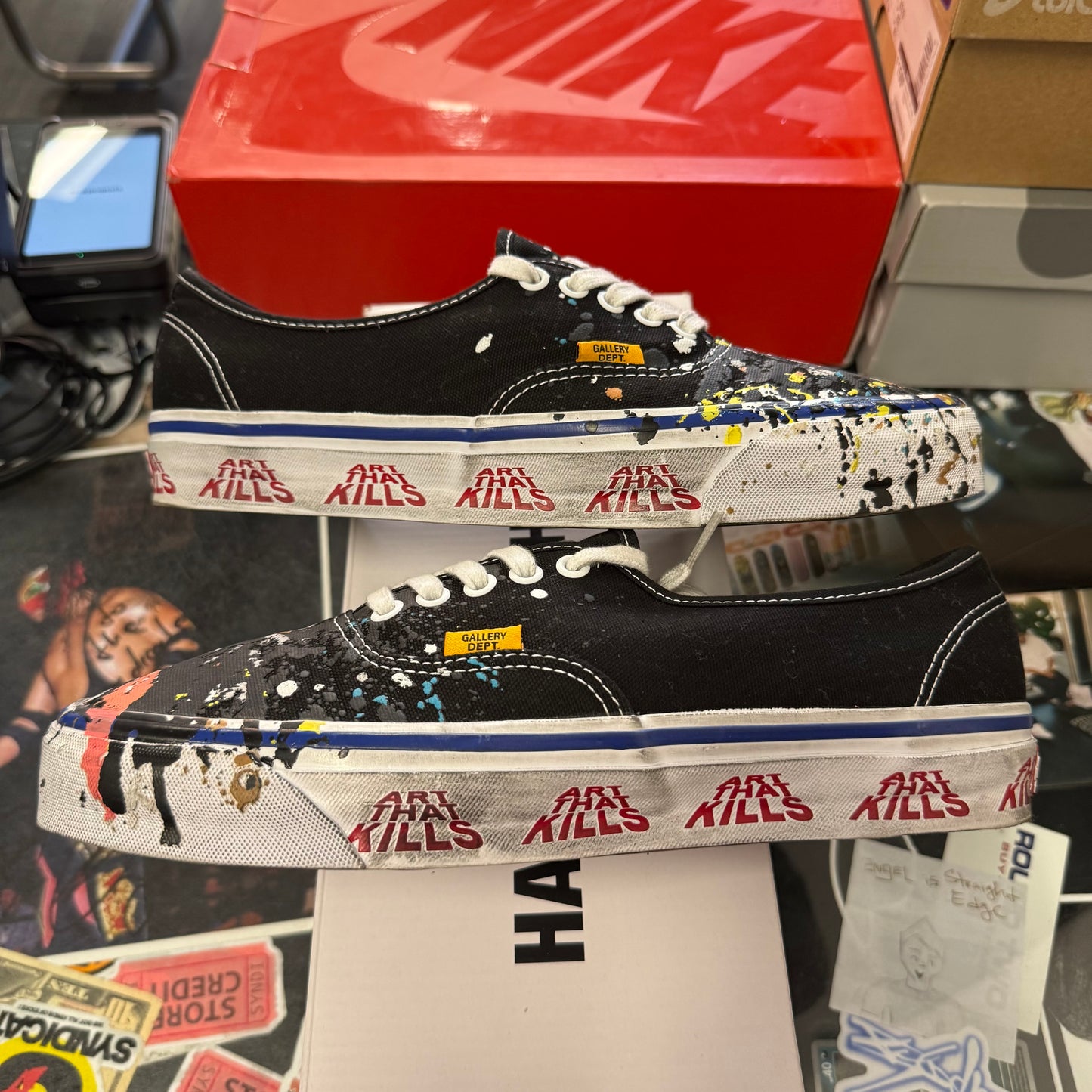 Vans Authentic Reissue 44 Gallery Dept. Art That Kills Black U10.5