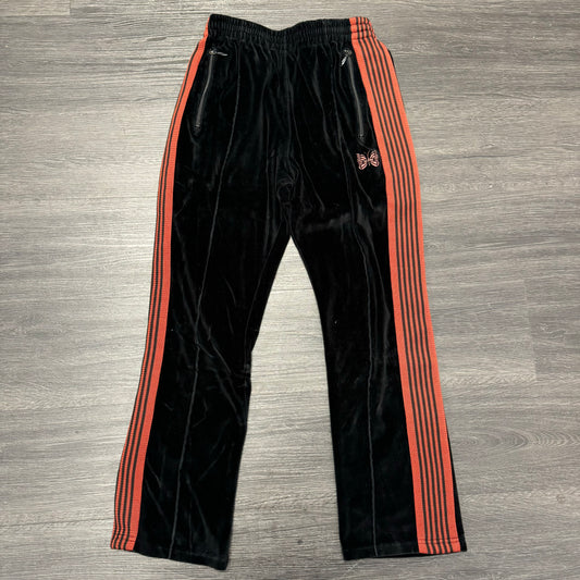 Needles Track Pants Black Red