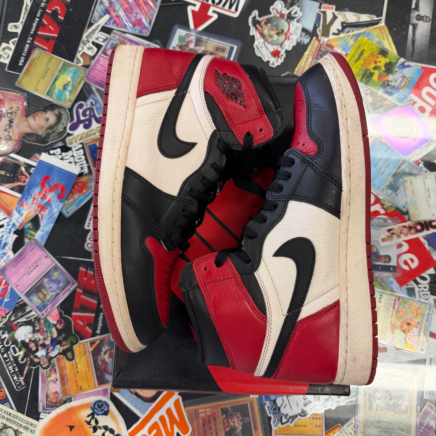 Jordan 1 Retro Bred Toe U8.5