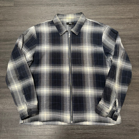 Stussy Plaid Zip Up