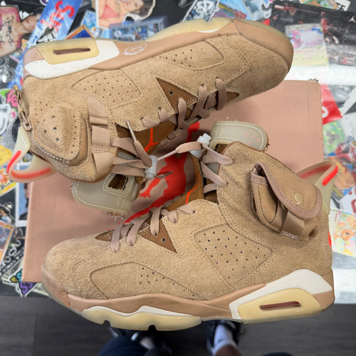 Jordan 6 Retro Travis Scott British Khaki U9