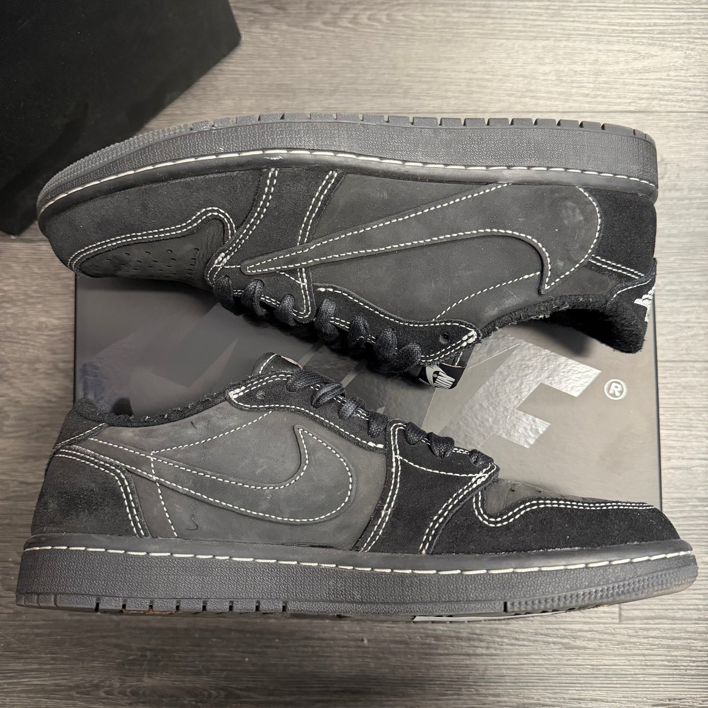 Jordan 1 Retro Low OG SP Travis Scott Black Phantom U8.5