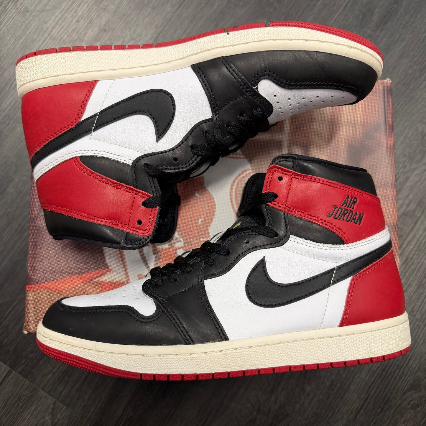 Jordan 1 Retro High OG Black Toe Reimagined U9.5